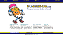 Tablet Screenshot of humourhub.com